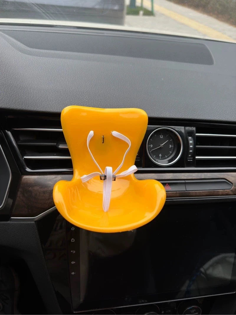 For Labubu Car Doll Safety Seat Kawaii Ob11 Doll Plush Seat Car Air Aromatreatment Decoration Suit for All Dolls Wihtin 18cm