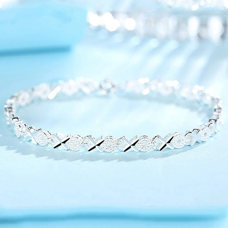 925 Sterling Silver Bracelet Chain for Women – Elegant Multi-Style Jewelry for Wedding, Party & Daily Wear | Adjustable Gift Braceletdding, Party & Daily Gift