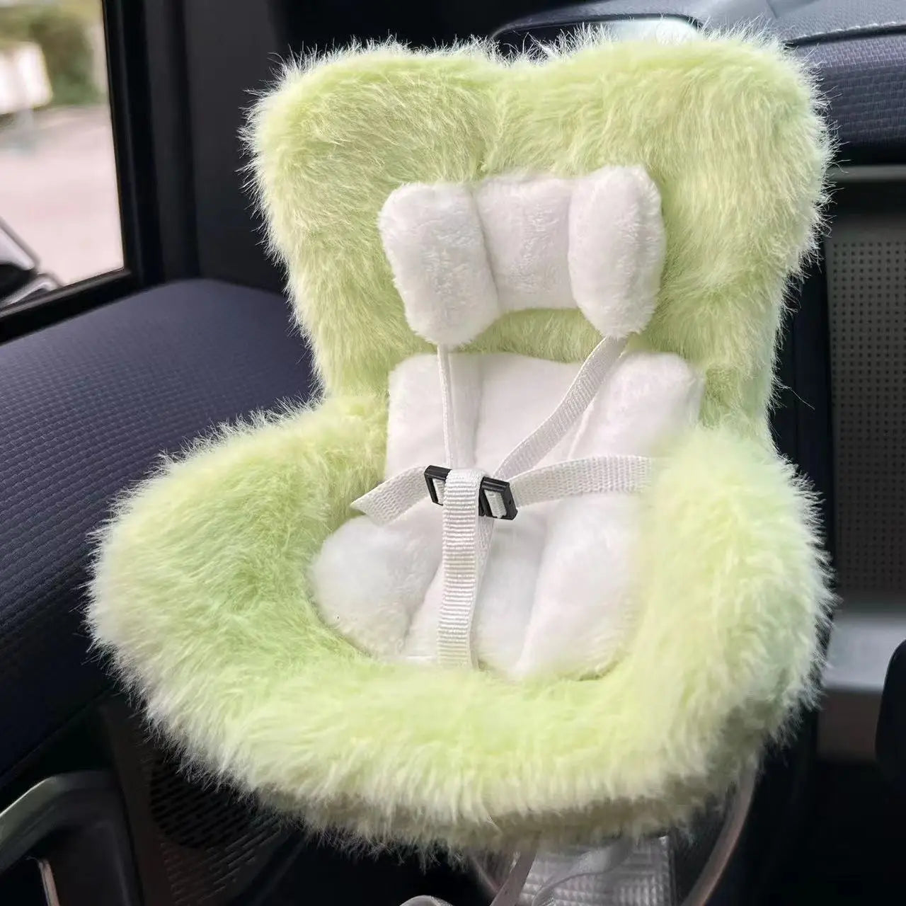 For Labubu Car Doll Safety Seat Kawaii Ob11 Doll Plush Seat Car Air Aromatreatment Decoration Suit for All Dolls Wihtin 18cm