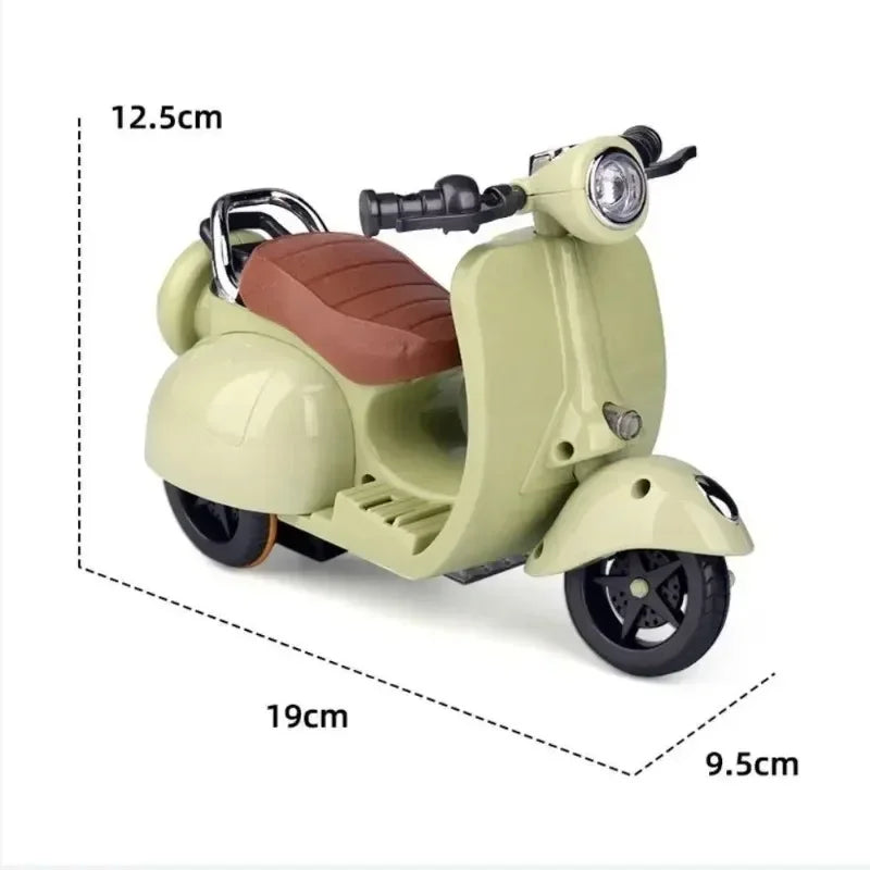 Labubu Doll Mini Electric Motorcycle – Fun Toy Accessory with Lights & Music | Cute DIY Ride-On Gift for Kids & Collectors